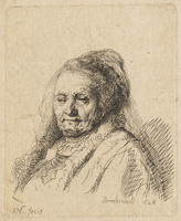 KG 13370
          <br/>
          Portret van de moeder van de kunstenaar,  Rembrandt (B 354, copie)
          <br/>
          <em>Vivarès, François (1709-1780)</em>